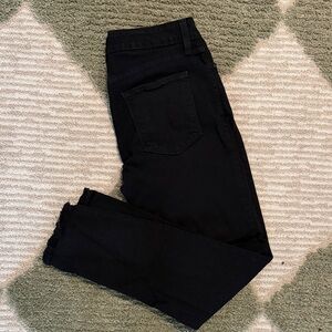 Just Black Women's Black Ankle Crop Skinny Jeans